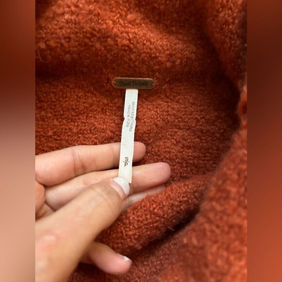 Free People Stormy Cowl Neck Sweater in Terracotta - Picture 5 of 13